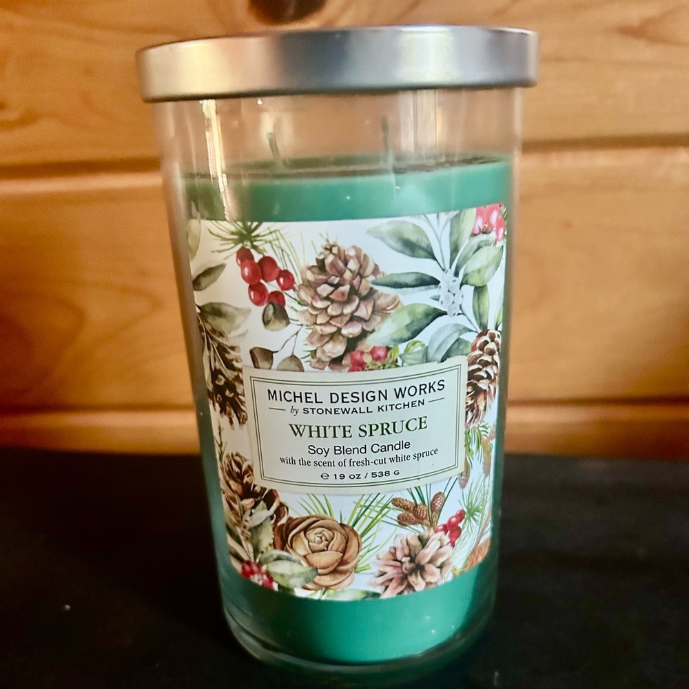 Michel Design Works White Spruce Soy  Candle